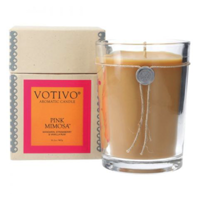 VOTIVO PINK MIMOSA CANDLE